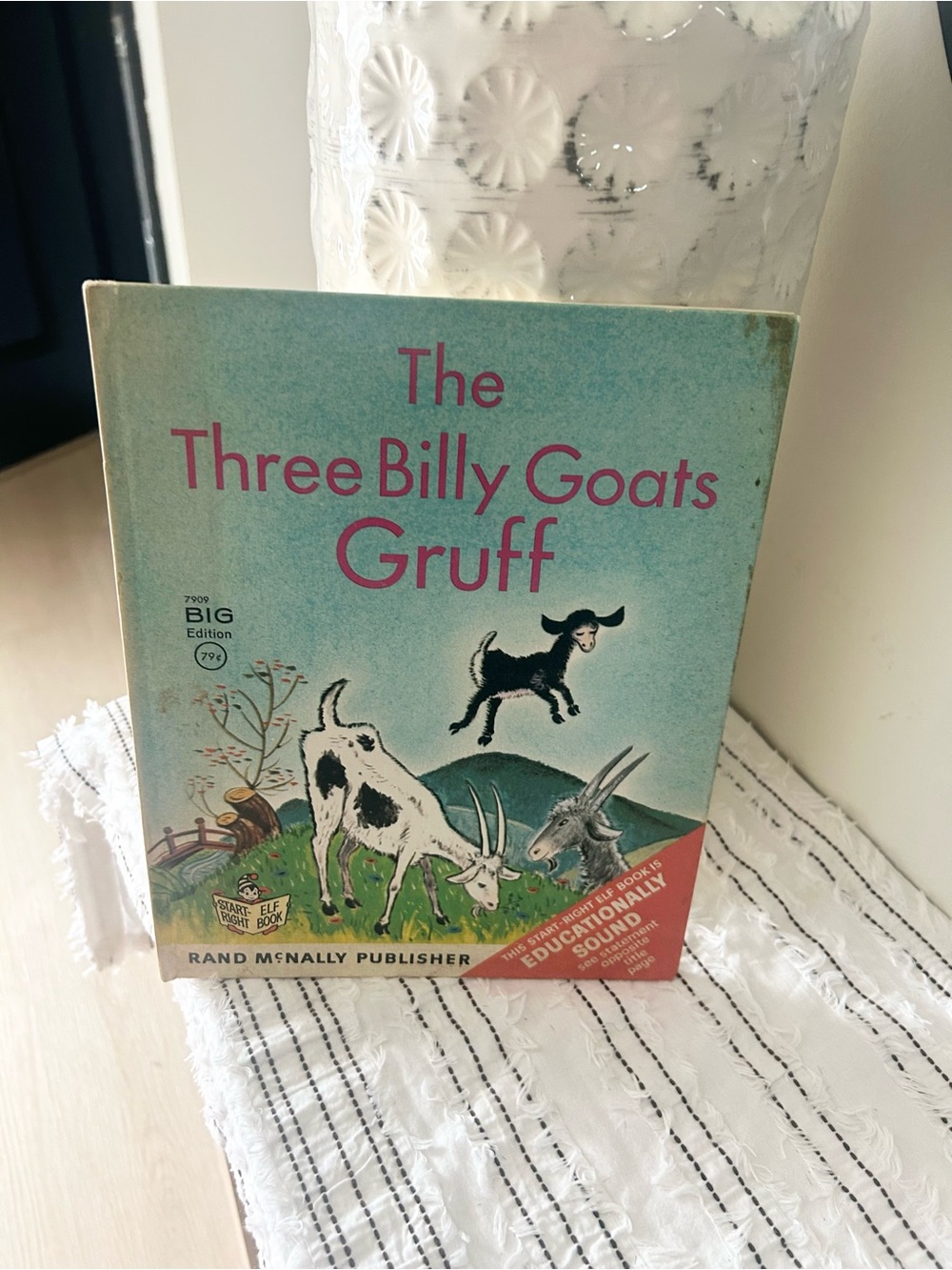 Vintage The Three Billy Goats Gruff Hardcover Illustrated Book